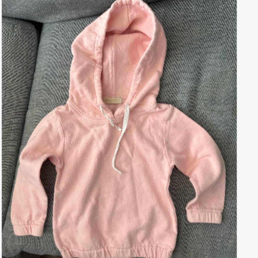 Marlu Light Pink Hoodie Sweatshirt Size: 104 in Poland and 4T here in US